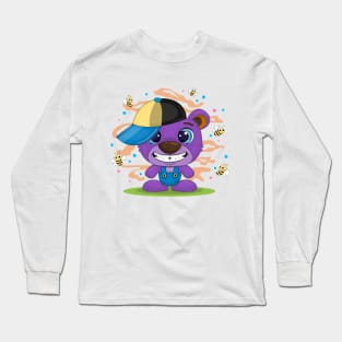 Cute cartoon bear Long Sleeve T-Shirt